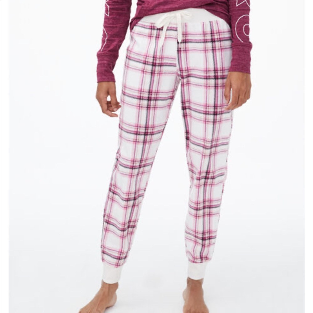 Plaid Fleece Joggers
